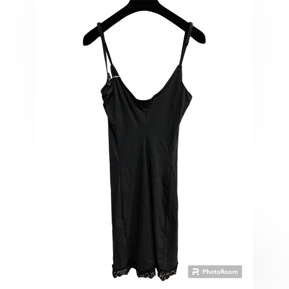 Skims FITS EVERYBODY CORDED LACE
SLIP DRESS Onyx Black sz Large NWT - Picture 5 of 7